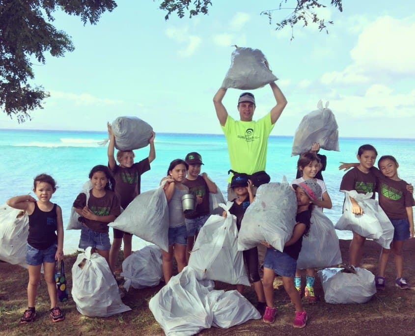 Surfrider Maui Chapter beach cleanup Hawaiian paddle Sports