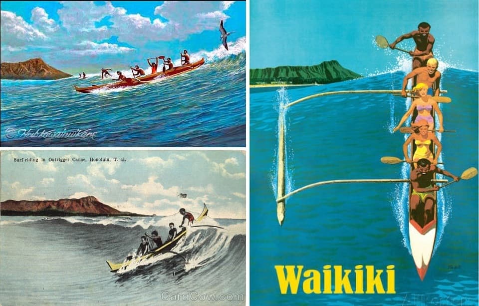 The History of Canoe Surfing Hawaiian Canoe Surfing