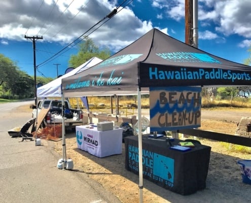 Hawaiian Paddle Sports Beach Cleanup