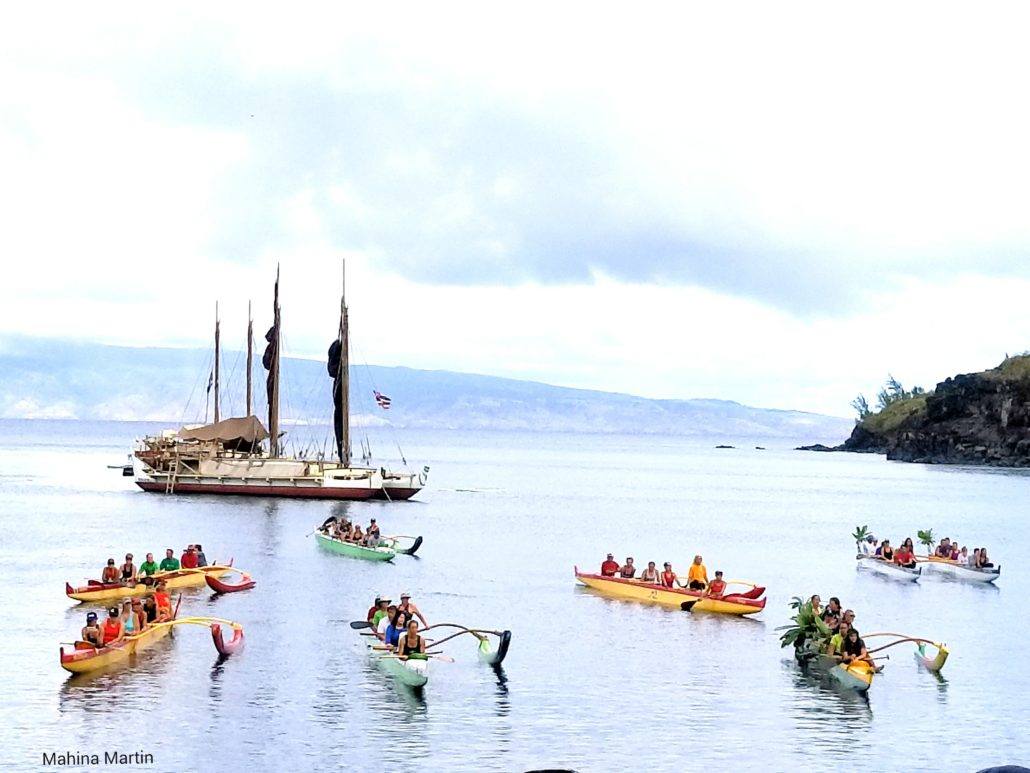 Hokulea crew onboard