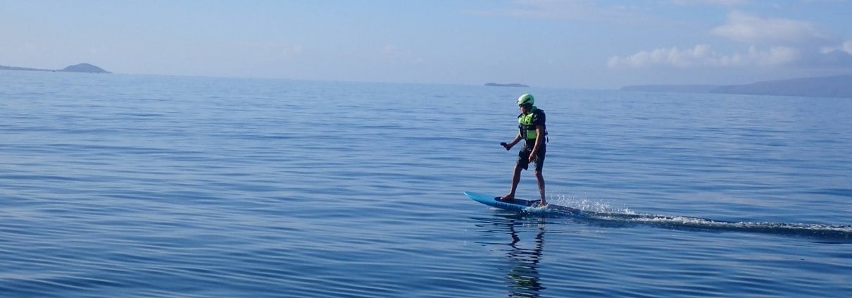 Foiling on maui