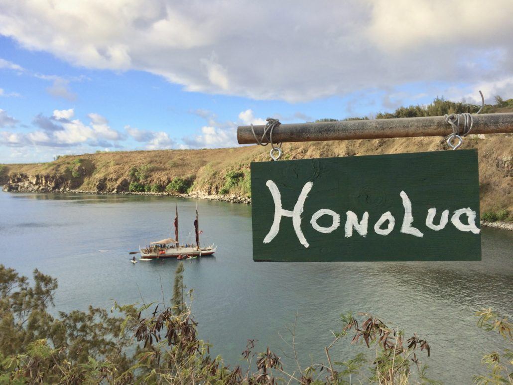 Honolua sign