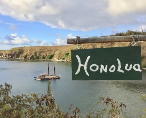 Honolua sign