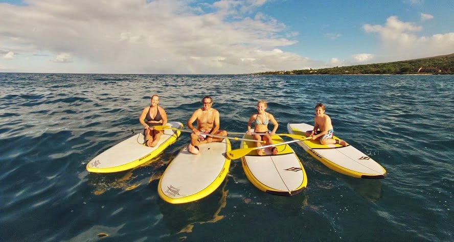 private stand up paddle lesson in Maui