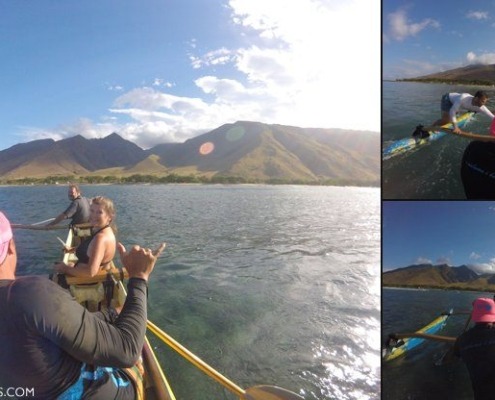 canoe surfing
