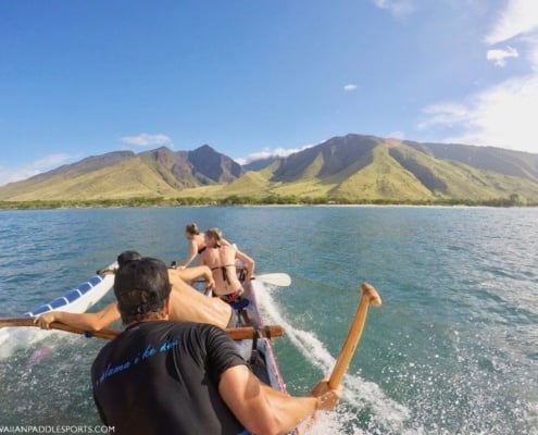 hawaiian canoe surfing