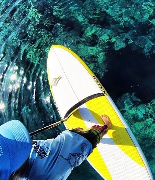 stand up paddling in Maui